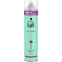 Taft Hair Spray Volume, Hold Level 3, 400 ml