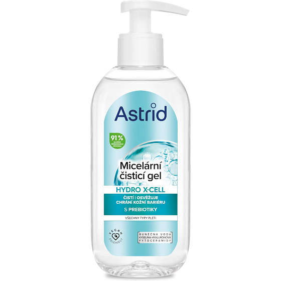 Astrid Micellar Cleansing Gel Hydro X-Cell, 200 ml