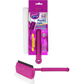 Parex telescopic window squeegee with sponge Wiper, 10.5 cm Parex telescopic window squeegee with sponge Wiper, 10.5 cm