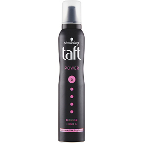 Taft Power Cashmere, foam styling mousse with mega strong hold, 200 ml