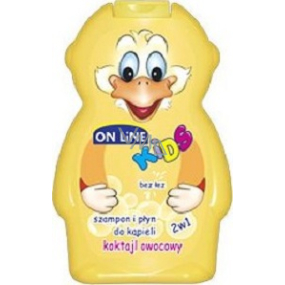 On Line Fruit cocktail 2in1 shower gel and hair shampoo for children 250 ml
