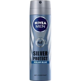 Nivea Men Silver Protect Polar Blue antiperspirant deodorant spray 150 ml