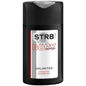Str8 Unlimited shower gel for men 250 ml