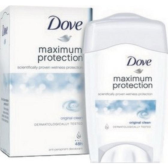 Dove Maximum Protection Original Clean antiperspirant deodorant stick for women 45 ml
