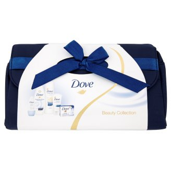 Dove Beauty shower gel 250 ml + deodorant spray 50ml + body lotion 250ml + cream 75ml + soap 100 g, cosmetic set