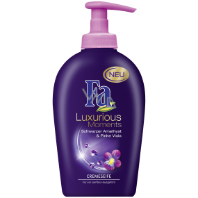 Fa Luxurious Moments Black Amethyst & Pink Viola liquid soap dispenser 300 ml