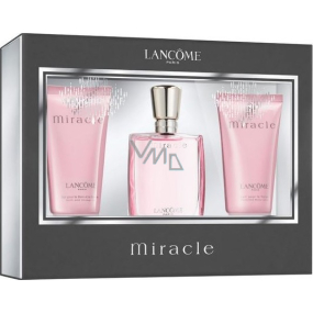 Lancome Miracle perfumed water 30 ml + body lotion 50 ml + shower gel 50 ml, gift set
