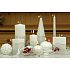 Lima Artic candle white sphere 100 mm 1 piece