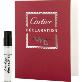 Cartier Declaration eau de toilette for men 1.5 ml with spray, vial