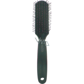 Salon Professional Brush hair brush small square black-pink 23.5 cm 40270