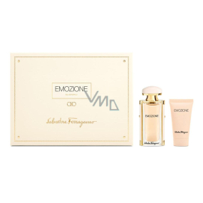 Salvatore Ferragamo Emozione perfumed water for women 30 ml + body lotion 50 ml, gift set