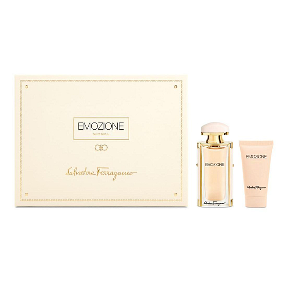 Salvatore Ferragamo Emozione perfumed water for women 30 ml + body lotion 50 ml, gift set