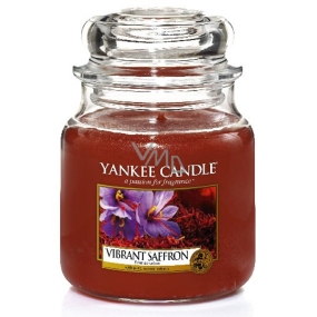 Yankee Candle Vibrant Saffron - Living saffron scented candle Classic medium glass 411 g