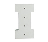 Nekupto Wooden LED Letter I Decoration 16 cm