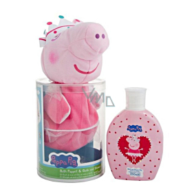 Peppa Pig - Piggy Pepina Princess 3D Figurine shower and bath gel 250 ml + body washcloth - puppet, gift set for children
