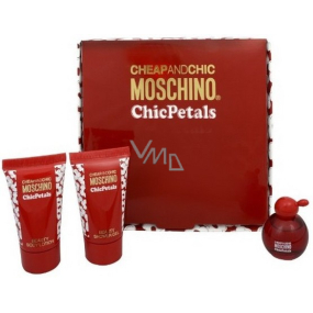 Moschino Cheap And Chic Chic Petals Eau de Toilette 4.9 ml + Body Lotion 25 ml + Shower Gel 25 ml