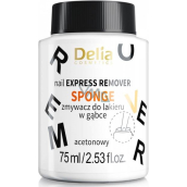 Delia Cosmetics Acetone nail polish remover with a 75 ml sponge