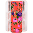 Linziclip Maxi Hair clip pearl orange with flowers 8 cm suitable for thicker hair 1 piece