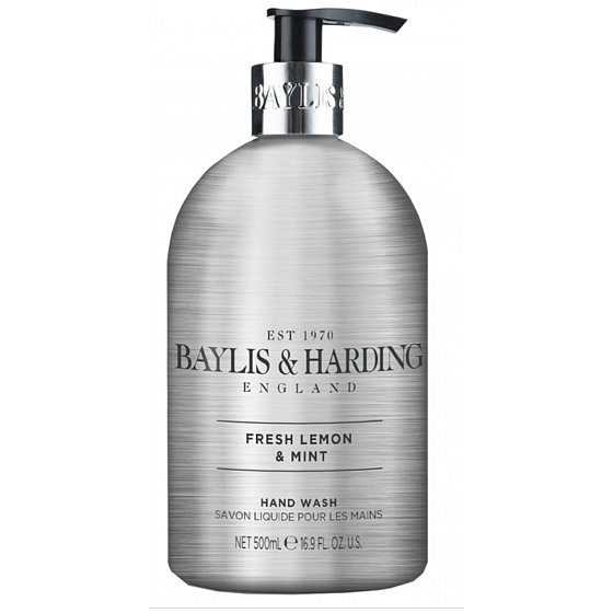Baylis & Harding Lemon and Mint liquid hand soap dispenser 500 ml