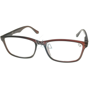 Berkeley Reading glasses +2.5 plastic, matt brown 1 piece MC2138