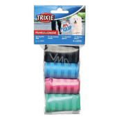 Trixie Dog excrement bags 4 rolls x 20 colored bags