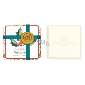 Castelbel Green Leaves - Christmas Leaves Toilet Soap 2 x 150 g, cosmetic set