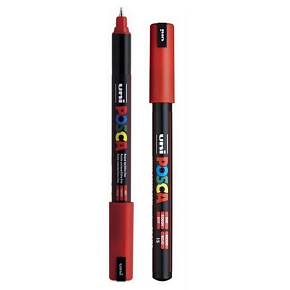 Posca Universal Acrylic Marker 0.7 mm Red PC-1MR