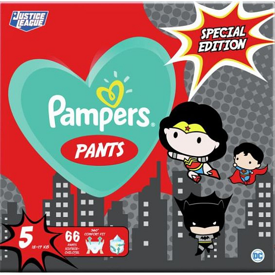 Pampers Pants Special Edition size 5, 12 - 17 kg diaper pants 66 pieces box