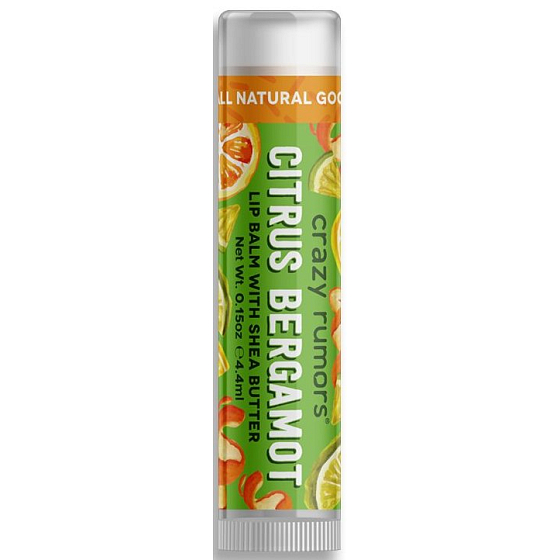 Crazy Rumors Citrus Bergamot lip balm with citrus and bergamot flavor 4.4 ml