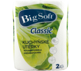 Big Soft Classic 2-ply kitchen paper towels, 2 × 51 pieces, 2 rolls