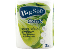 Big Soft Classic 2-ply kitchen paper towels, 2 × 51 pieces, 2 rolls