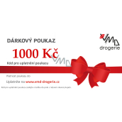Gift voucher for the purchase of goods in the e-shop worth CZK 1,000