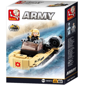 EP Line Sluban Army Battle Boat 73 pieces, recommended age 6+