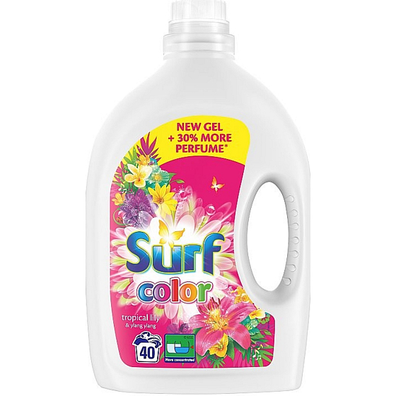 Surf Color Tropical Lily & Ylang Ylang gel for washing coloured laundry 40 doses 2 l