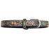 Heathcote & Ivory Canine Companion dog collar large with flowers 2,2 x 50 cm