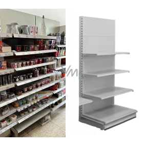 Ozap shelf older version gray height 212 cm + 4 shelves 90 x 40 cm