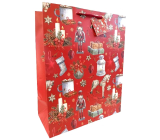 Nekupto Christmas bag WBL 2435 red CZ/xSK/HU