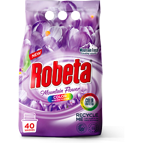 Robeta Mountain Flower laundry powder for colored laundry 3 kg, 40 doses