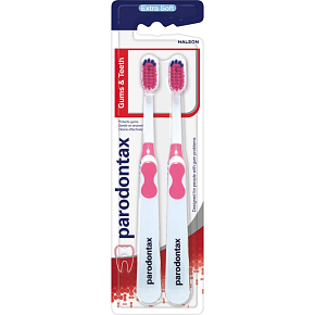 Parodontax Gums & Teeth Extra Soft toothbrushes for gums, duopack