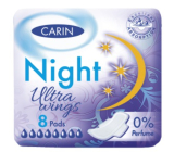 Carine Ultra Wings Night intimate inserts 8 pieces