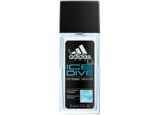 Adidas Ice Dive perfumed deodorant glass for men 75 ml