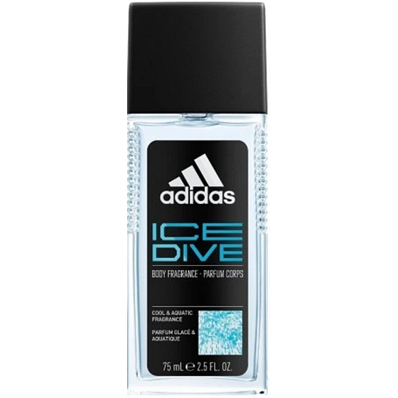 Adidas Ice Dive perfumed deodorant glass for men 75 ml