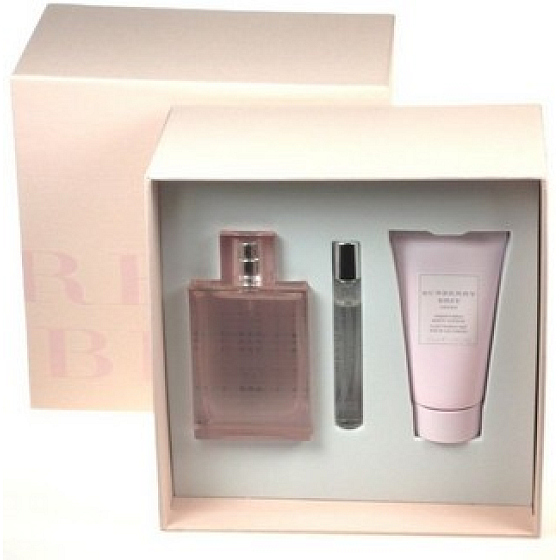 Burberry Brit Sheer eau de toilette 50 ml + body lotion 50 ml + eau de toilette 7.5 ml, gift set for women