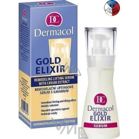 Dermacol Gold Elixir Remodeling lifting serum with caviar 30 ml