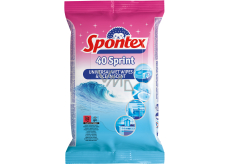 Spontex Sprint Fresh Ocean wet wipes 40 pcs