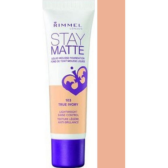 Rimmel London Liquid Mousse Mousse Makeup 103 True Ivory 30 ml