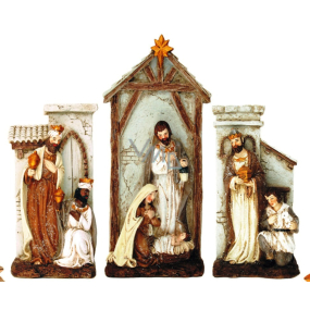 Nativity scene 3 pieces 22 x 25 cm
