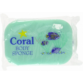 Coral Body Sponge bath sponge of various colors 15 x 10 x 4 cm