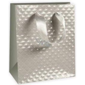 Ditipo Gift paper bag 11.4 x 6.4 x 14.6 cm gray