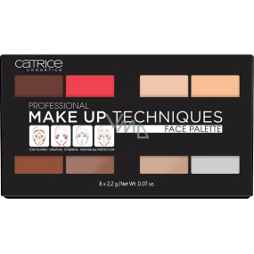 Catrice Professional Make Up Techniques Face Palette professional face palette 010 Volume One 8 x 2.2 g
